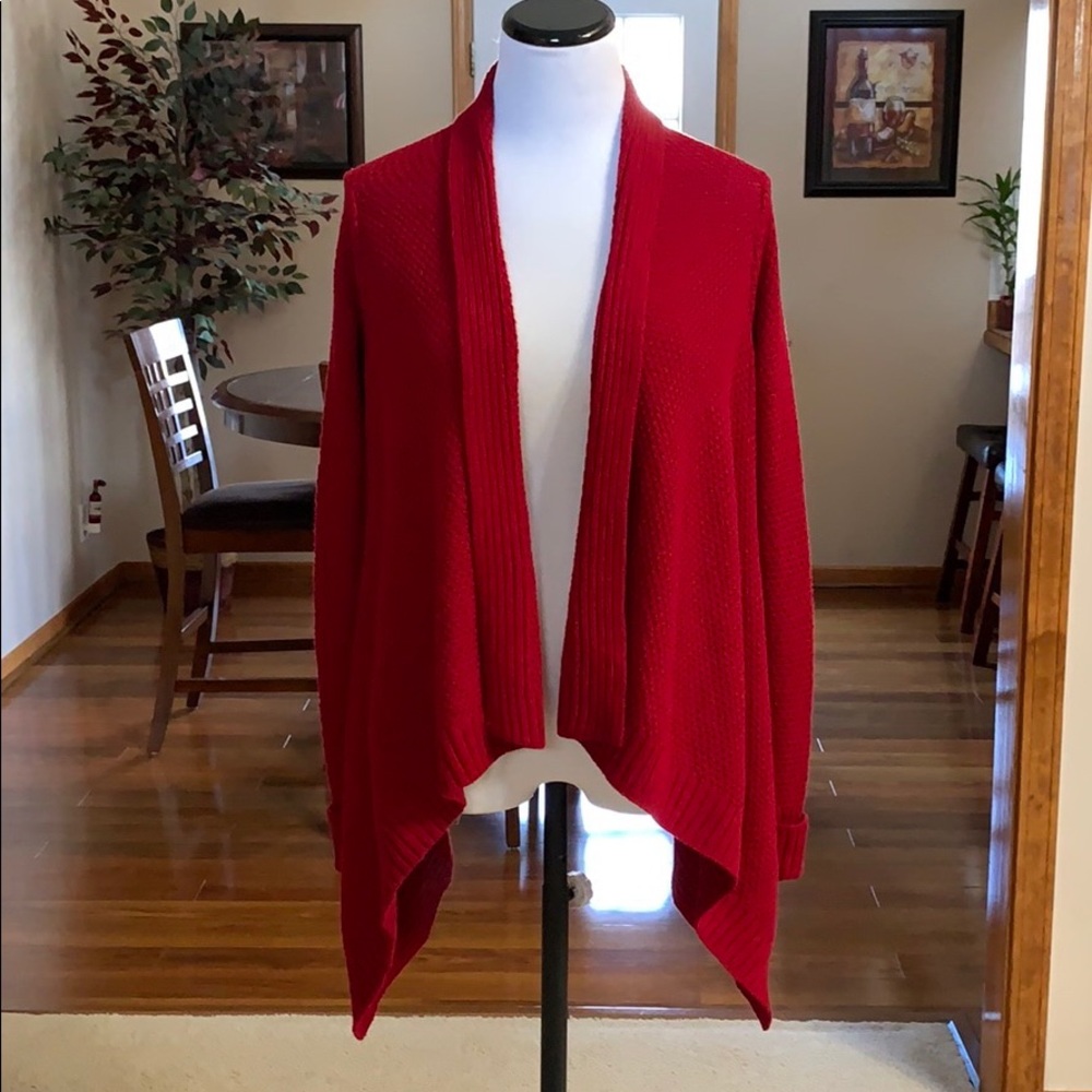 Talbots Wine 🍷 Red Sweater Cardigan